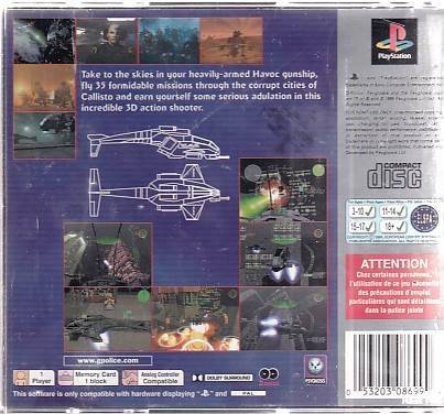 G Police - PlayStation 1 (B Grade) (Genbrug)